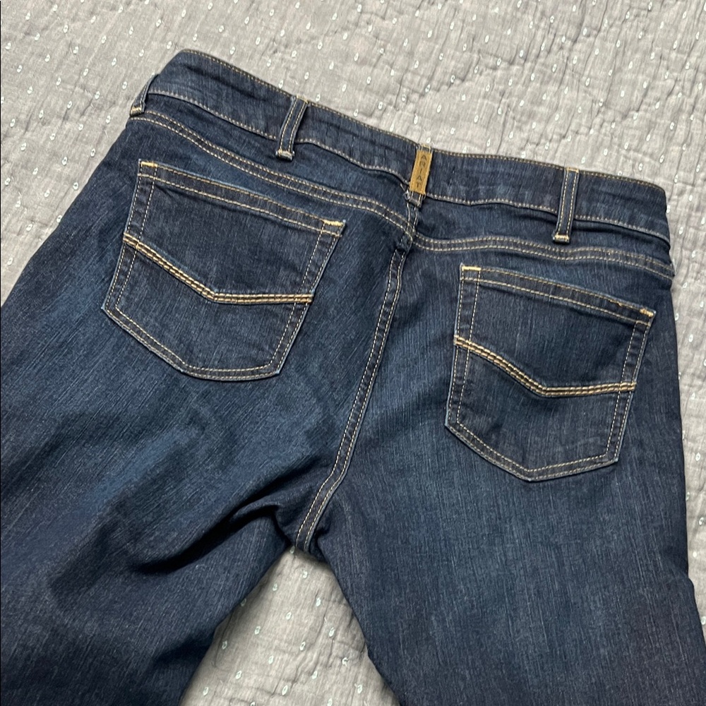 Ariat Perfect Rise Trouser Jeans 32 R Wide Flare Leg Nashville Rodeo